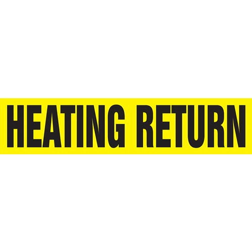 Heating Return Pipe Marker - ASME/ANSI (013776)