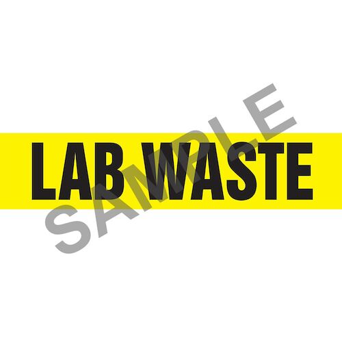 Lab Waste Pipe Marker ASME/ANSI