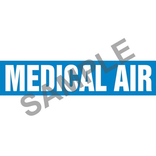 Medical Air Pipe Marker - ASME/ANSI (013817)