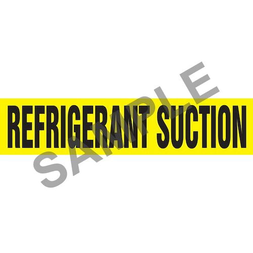 Refrigerant Suction Pipe Marker - ASME/ANSI (013853)