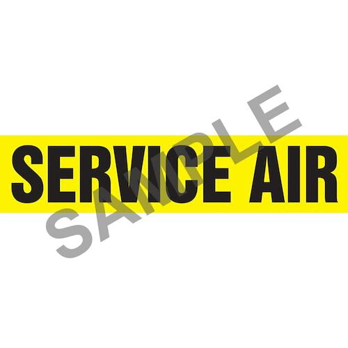 Service Air Pipe Marker - ASME/ANSI (013865)