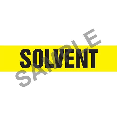 Solvent Pipe Marker - ASME/ANSI (013874)