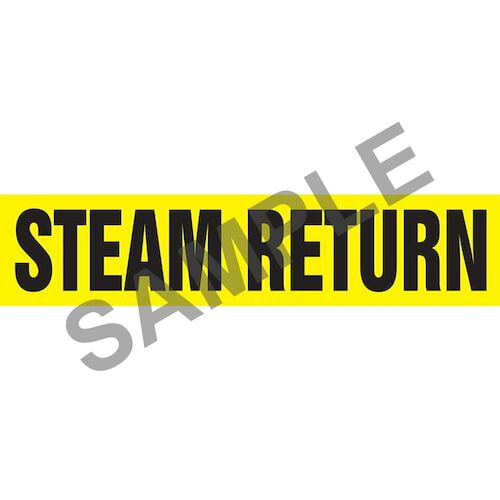 Steam Return Pipe Marker - ASME/ANSI (013877)