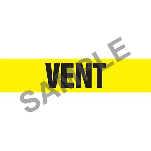 Vent Pipe Marker - ASME/ANSI (013895)