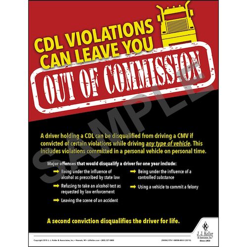 Bus Cdl Safety Poster