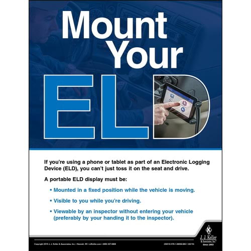 Mount Your ELD Motor Carrier Safety Poster