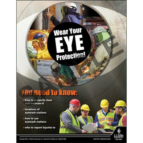 Wear Your Eye Protection Poster J.J. Keller