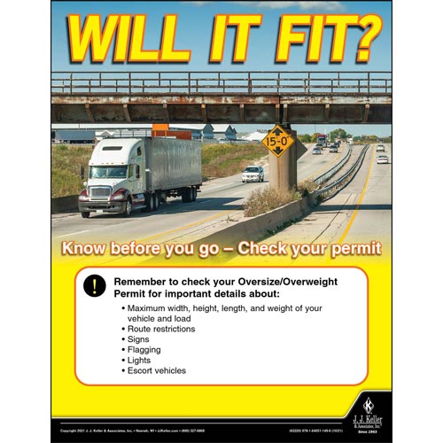 Know Before You Go Check Your Permit Motor Carrier Safety Poster