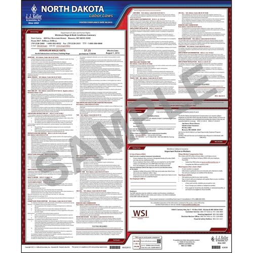 2024 North Dakota & Federal Labor Law Posters (03959)