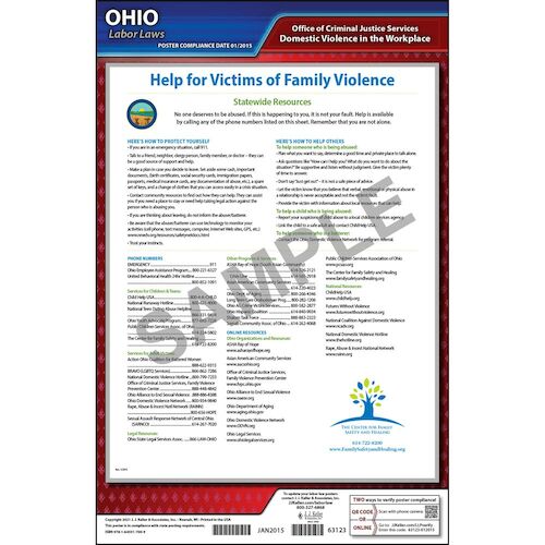 Ohio Workplace Domestic Violence Poster (04965)