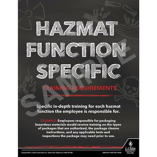 Hazmat Function Specific - Hazmat Transportation Poster (018053)