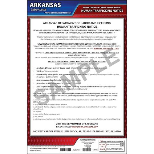 Arkansas Human Trafficking Poster (018408)