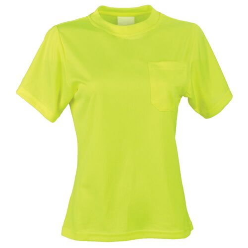 J. J. Keller® SAFEGEAR® Women’s Fit Hi-Vis Non-Certified T-Shirt with Pocket (018635)