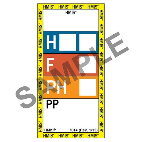 HMIS® III Laboratory Labels (01868)