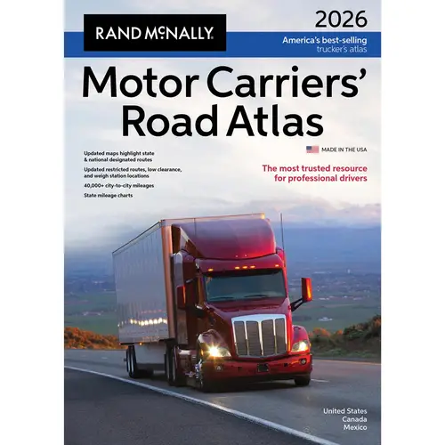 Rand McNally Motor Carriers' Road Atlas - 2026 Edition, Softbound