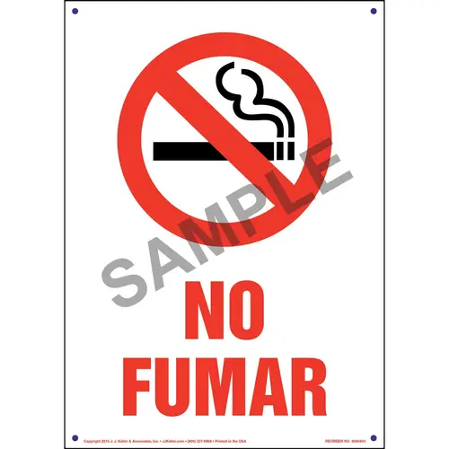 do you have a cigarette in spanish Pennsylvania: No Smoking Sign traducción - What is the