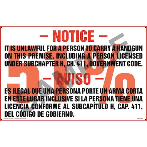 Texas Licensed or Unlicensed Possession of Weapon on Premises is a