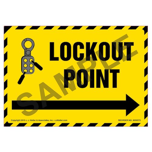 Lockout Point Label (011801)