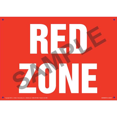 Red Zone Sign (011826)