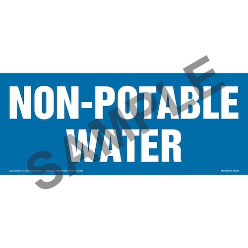 NonPotable Water Sign