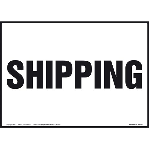 Shipping Sign (011082)