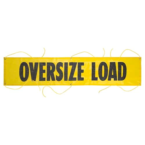 Mesh Oversize Load Banner W Grommets For Ropes