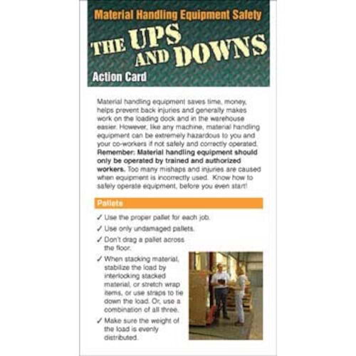The Ups and Downs of Material Handling Equipment Safety Action Cards