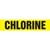 Chlorine Pipe Marker - ASME/ANSI - Yellow - 013711