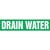 Drain Water Pipe Marker - ASME/ANSI - Green - 013748