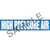 High Pressure Air Pipe Marker - ASME/ANSI - Blue - 013780