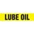 Lube Oil Pipe Marker - ASME/ANSI - Yellow - 013815