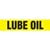 Lube Oil Pipe Marker - ASME/ANSI - Yellow - 013815