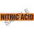 Nitric Acid Pipe Marker - ASME/ANSI - Orange - 013825