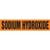 Sodium Hydroxide Pipe Marker - ASME/ANSI - Orange - 013871