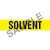 Solvent Pipe Marker - ASME/ANSI - Yellow - 013874