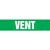 Vent Pipe Marker - ASME/ANSI - Green - 013895