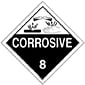 Class 8 Corrosive Placard