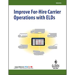 Improve For-Hire Carrier Operations with ELDs - Free Whitepaper