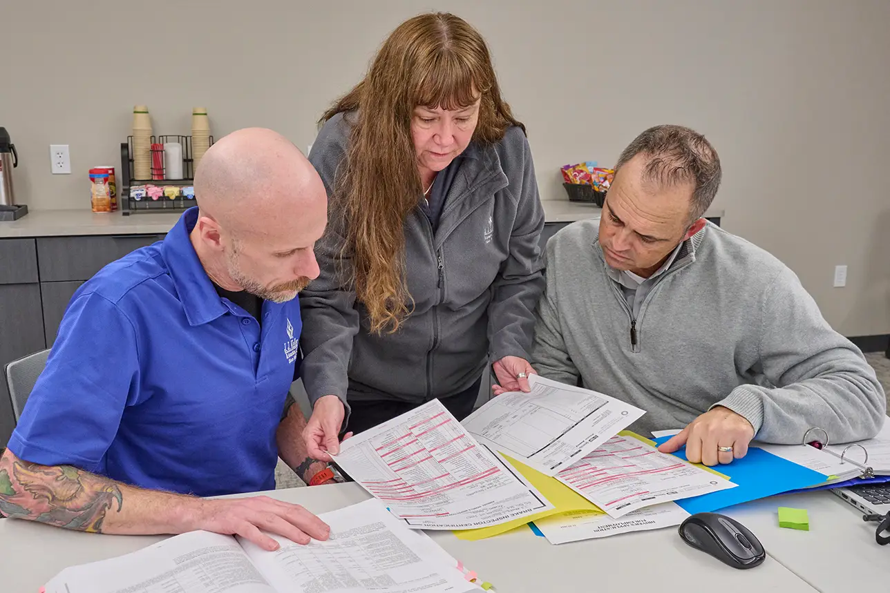 Classroom presenter assisting learners
